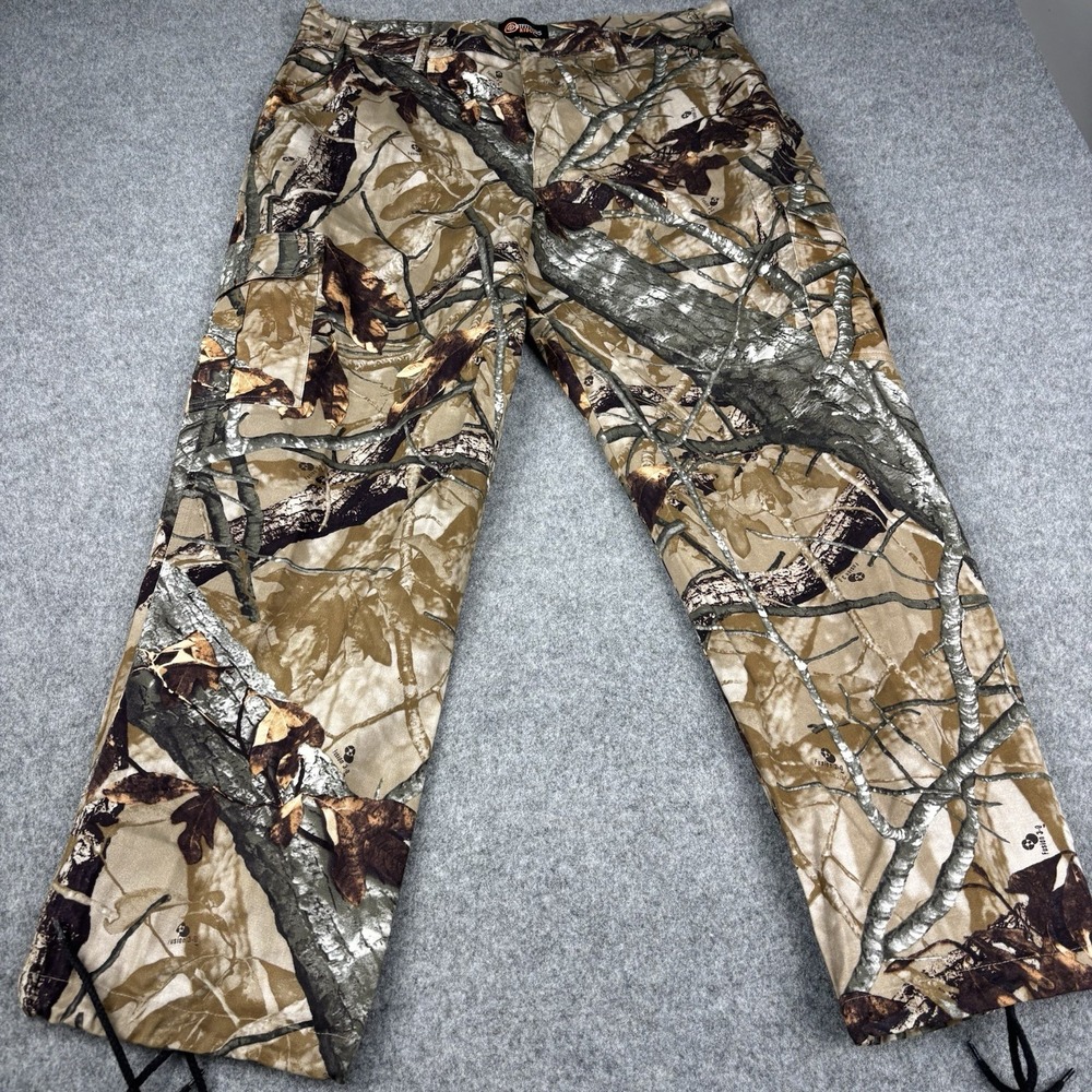 Outfitters Ridge Camo Hunting Pants Mens Xl 40x31 Fusion 3-0 Outdoor Cargo Woods